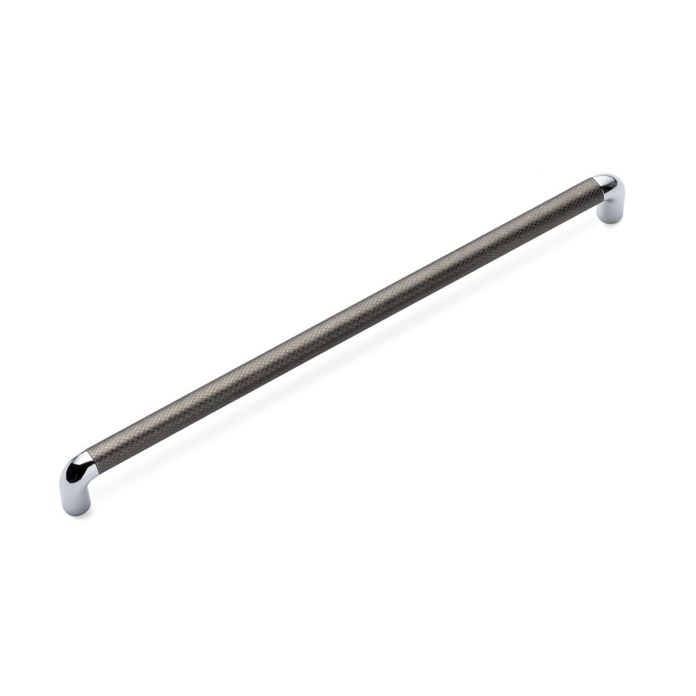 LANY KNURLED D Handle Kitchen/Bedroom Door Handle Pewter / Chrome (Various Sizes)