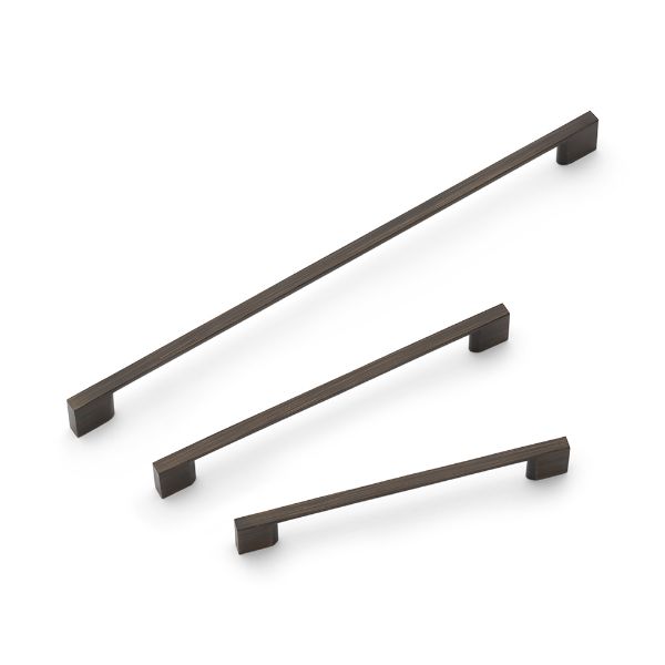 SLIM SQUARE D Handle Kitchen/Bedroom Door Handle Antique Black