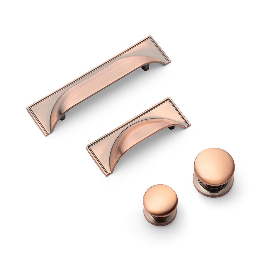WINDSOR Cup Handle Kitchen/Bedroom Door Handle Antique Copper