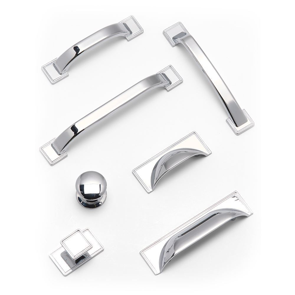 WINDSOR Round Knob Handle Kitchen/Bedroom Door Handle Chrome