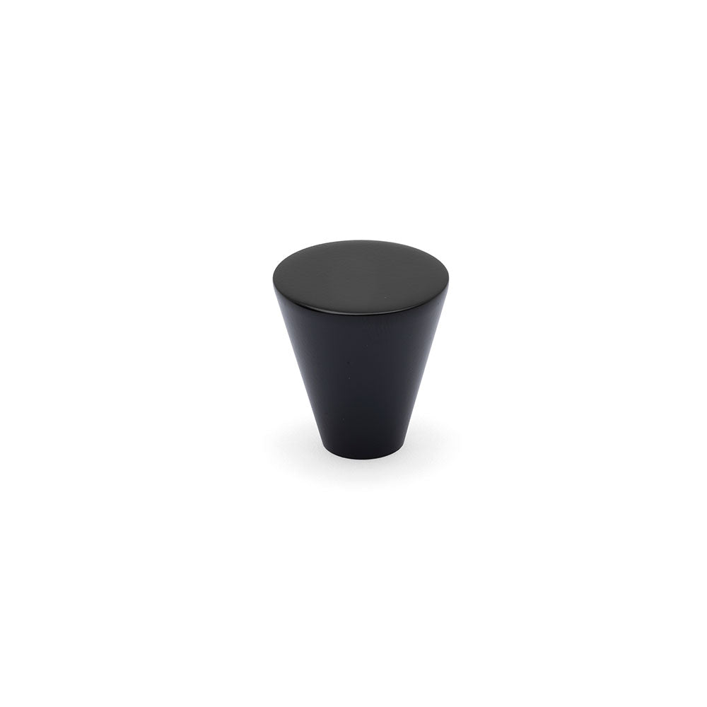 DECO Conical Knob Kitchen/Bedroom Door Handle Matt Black