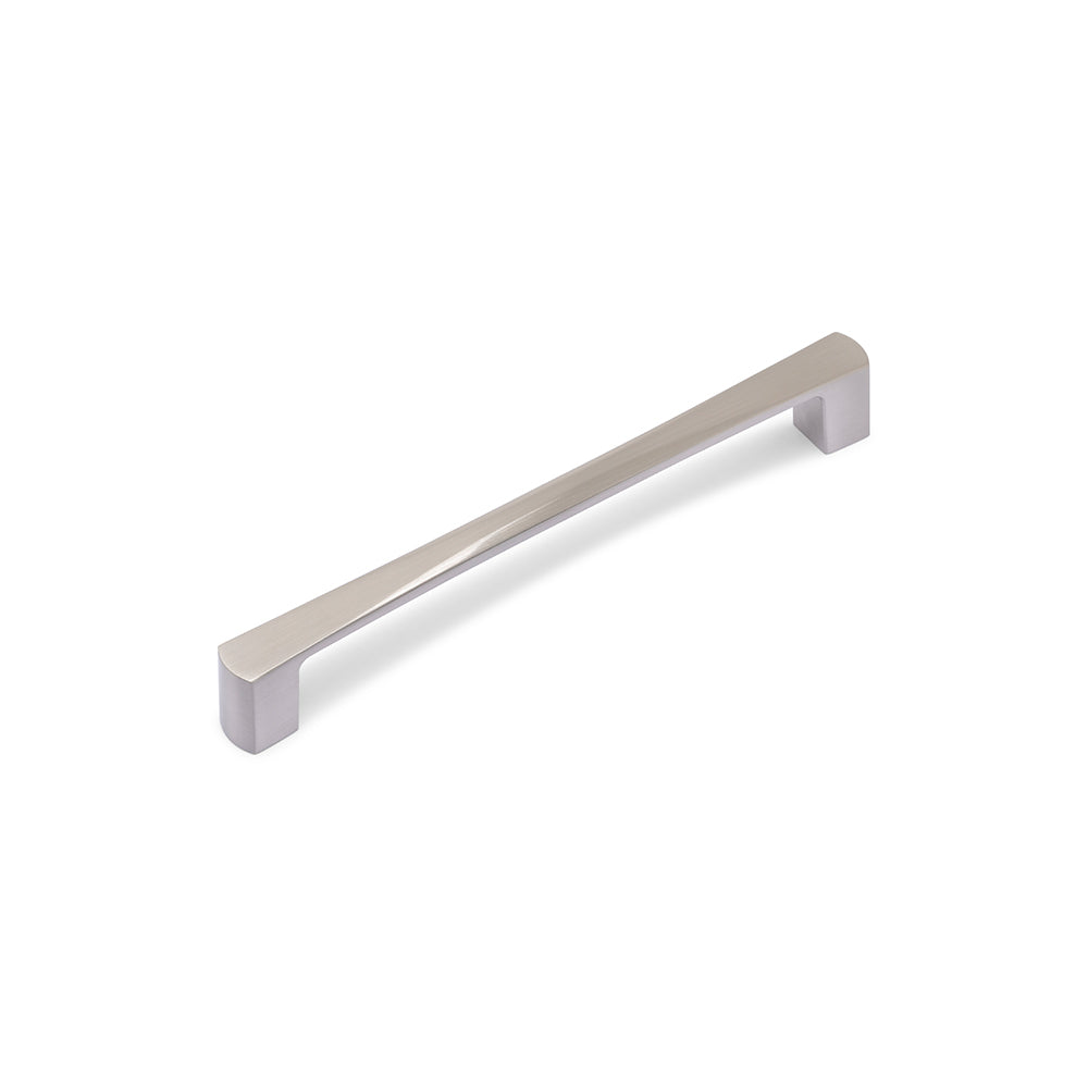 RENNE D Handle Kitchen/Bedroom Door Handle Brushed Nickel (Various Sizes)