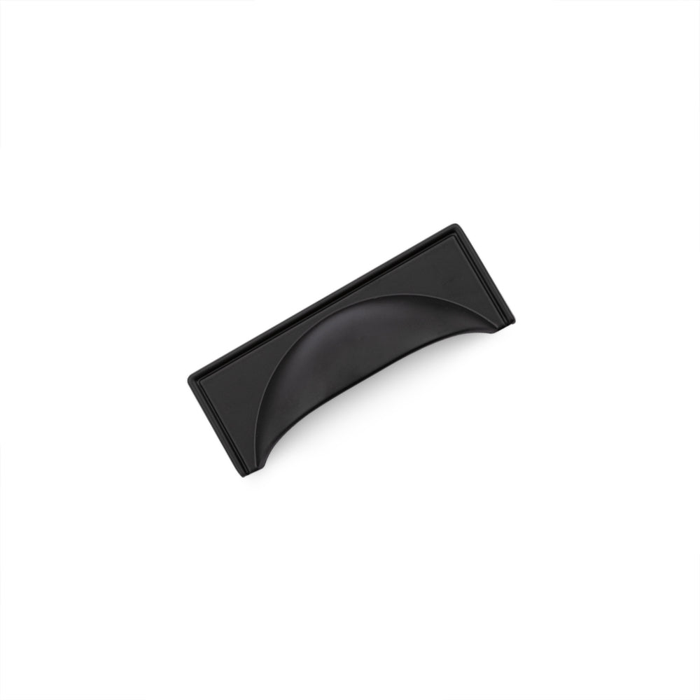 WINDSOR Cup Handle Kitchen/Bedroom Door Handle Matt Black