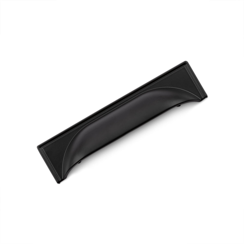WINDSOR Cup Handle Kitchen/Bedroom Door Handle Matt Black