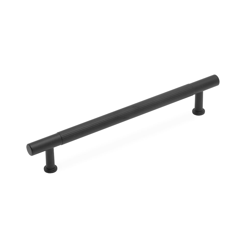 LINEA T Bar Handle Kitchen/Bedroom Door Handle Matt Black (Various Sizes)