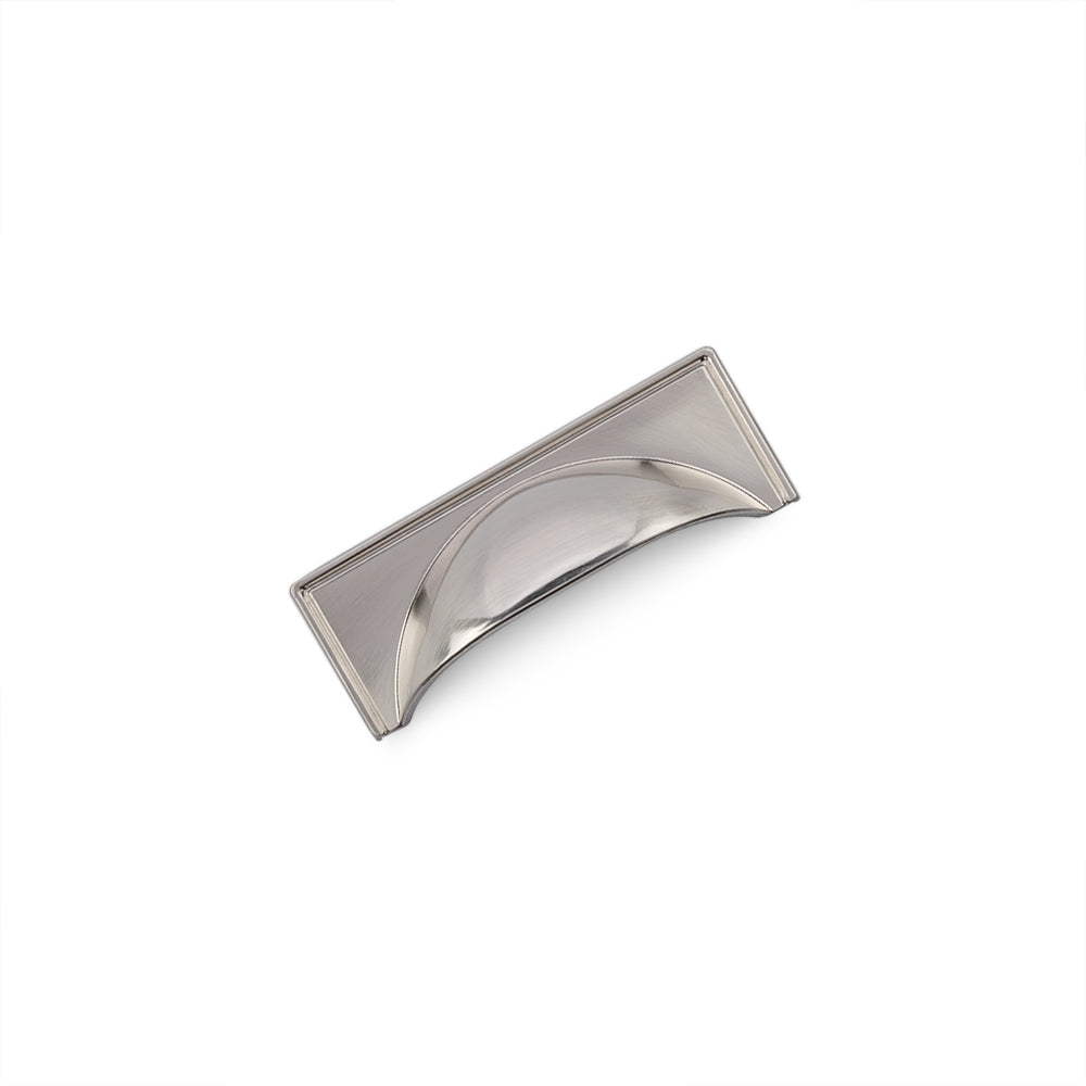 WINDSOR Cup Handle Kitchen/Bedroom Door Handle Brushed Nickel