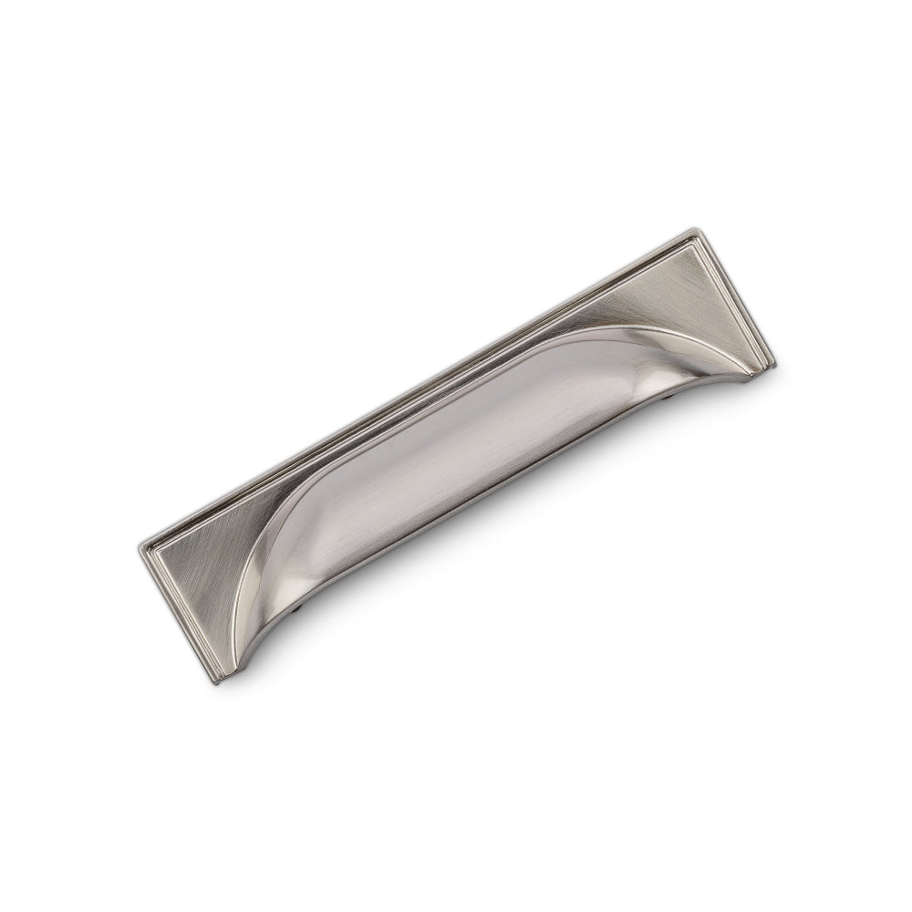 WINDSOR Cup Handle Kitchen/Bedroom Door Handle Brushed Nickel