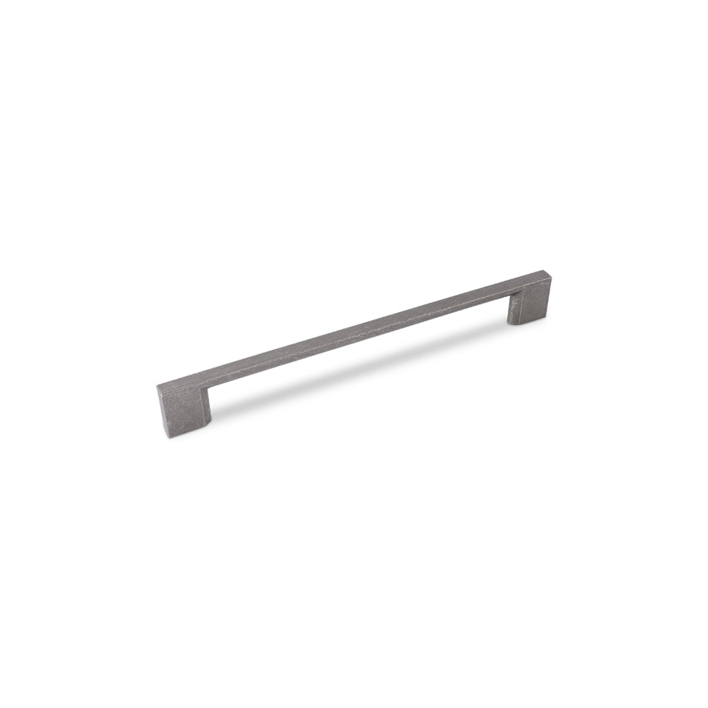 SLIM SQUARE D Handle Kitchen/Bedroom Door Handle Pewter