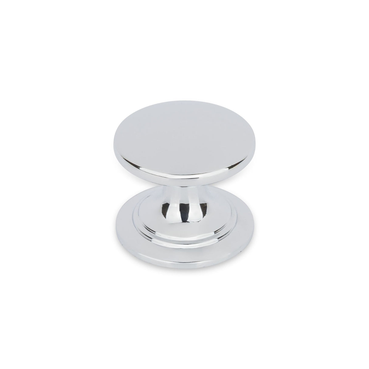 WINDSOR Round Knob Handle Kitchen/Bedroom Door Handle Chrome