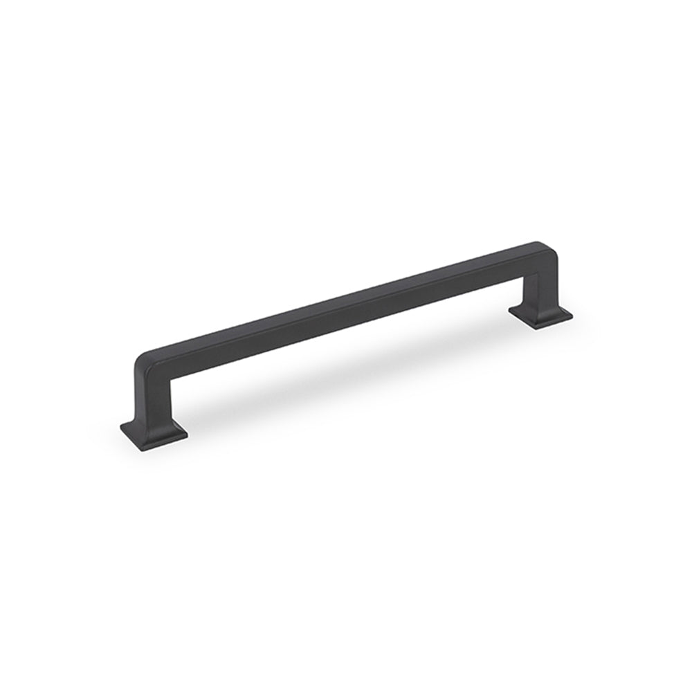 INES D Handle Kitchen/Bedroom Door Handle Matt Black (Various Sizes)