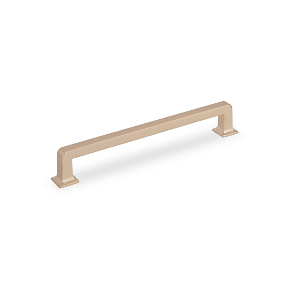 INES D Handle Kitchen/Bedroom Door Handle Champagne Gold (Various Sizes)