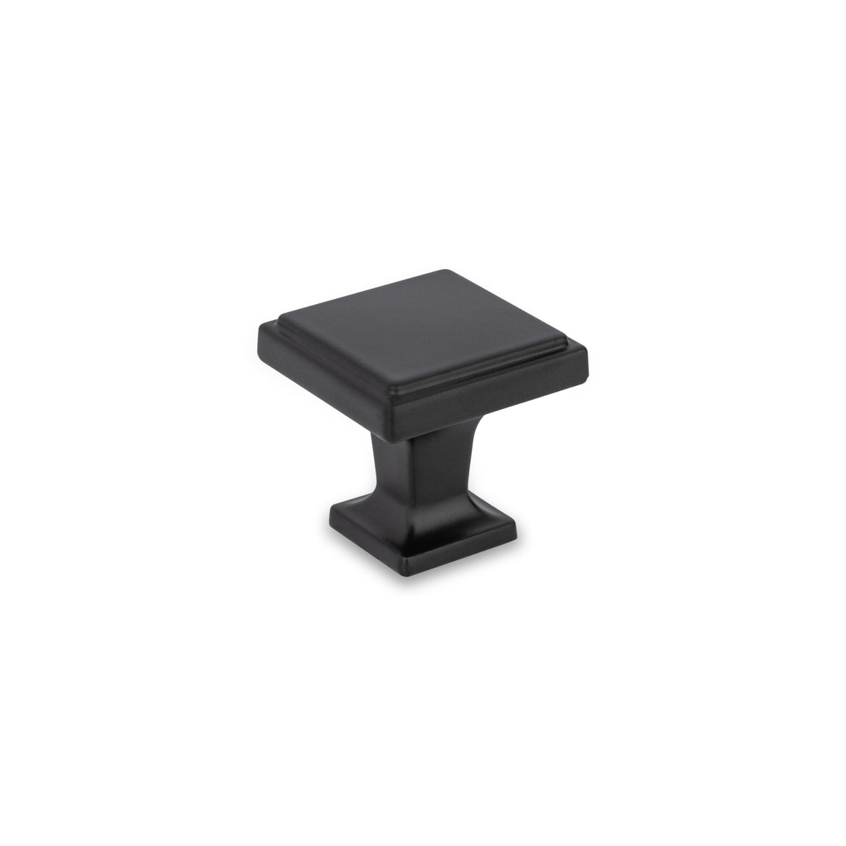 INES Square Knob Kitchen/Bedroom Door Handle Matt Black
