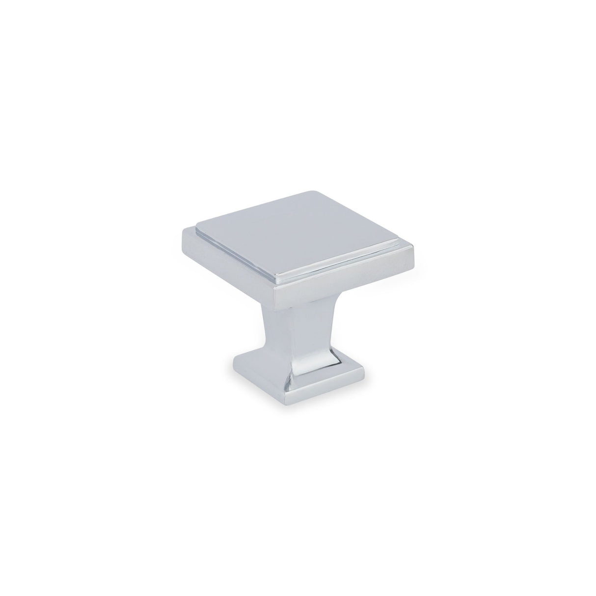 INES Square Knob Kitchen/Bedroom Door Handle Chrome