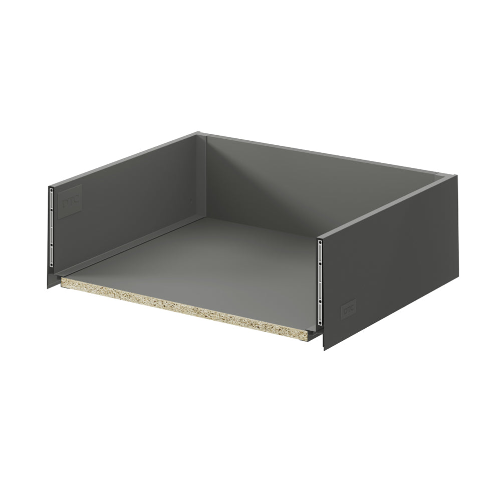 DTC DRAGON PRO HB, Pre-Assembled Kitchen Drawer Box, Soft-Close, 178mm High, To Suit 400mm Wide Cabinet, NL=450mm, Full Extension, 40kg, Dark Grey
