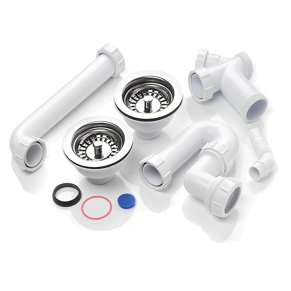 Astini RAK Rangemaster 1.5 Bowl Waste & Plumbing Kit No Overflow WPAK3