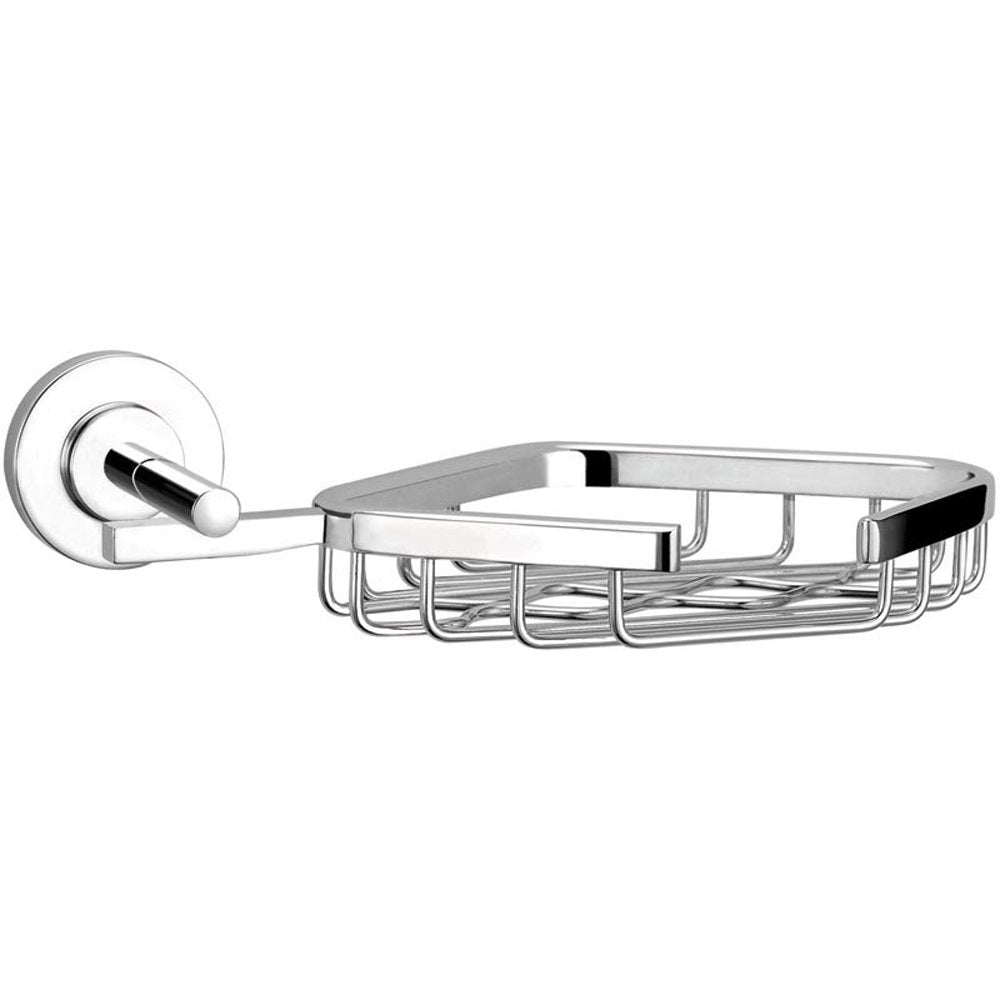 Astini Rio Chrome Bathroom Accessories Soap Basket 1155