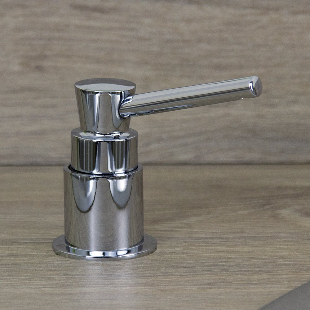 Astini Polished Chrome 270ml Integrated Kitchen Sink Soap Dispenser 20 ...