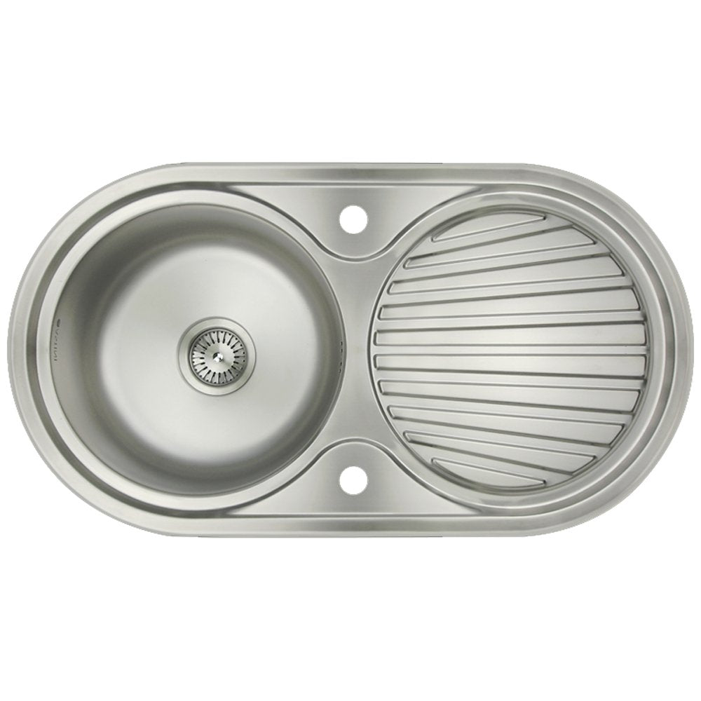 Astini Zerox 1.0 Bowl Brushed Stainless Steel Kitchen Sink & Tap