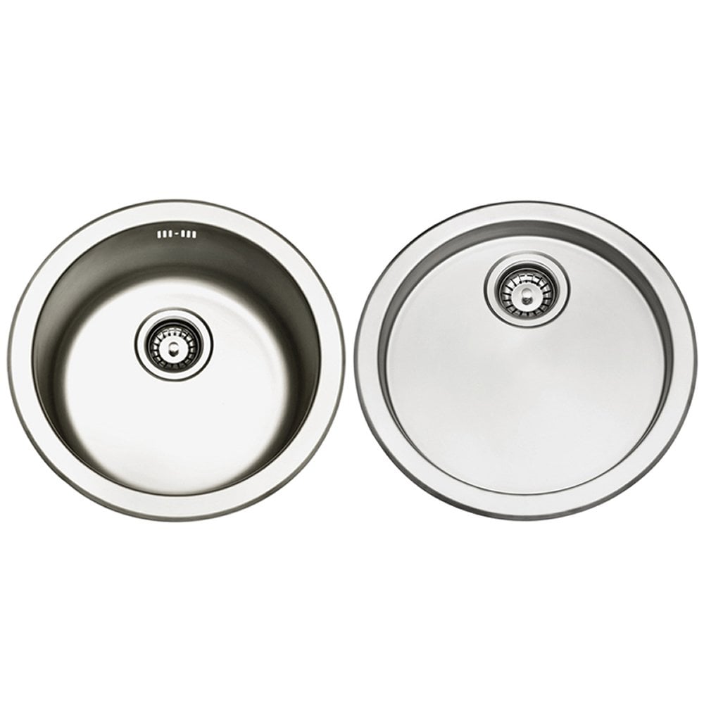 Astini Supra 1.0 Bowl Brushed Stainless Steel Kitchen Sink, Drainer & Waste