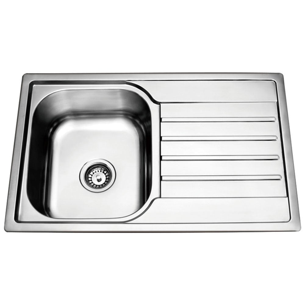 Astini Cagliari 1.0 Bowl Brushed Stainless Steel Kitchen Sink & Waste