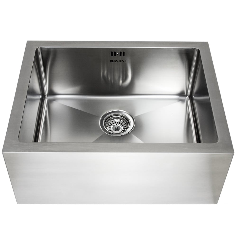 Astini Belfast 600 1.0 Bowl Brushed Stainless Steel Kitchen Sink & Waste