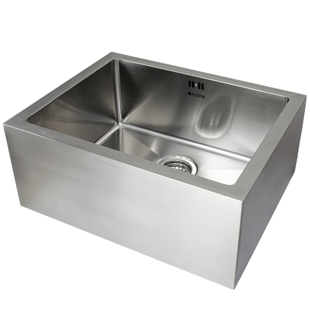 Astini Belfast 600 1.0 Bowl Brushed Stainless Steel Kitchen Sink & Waste