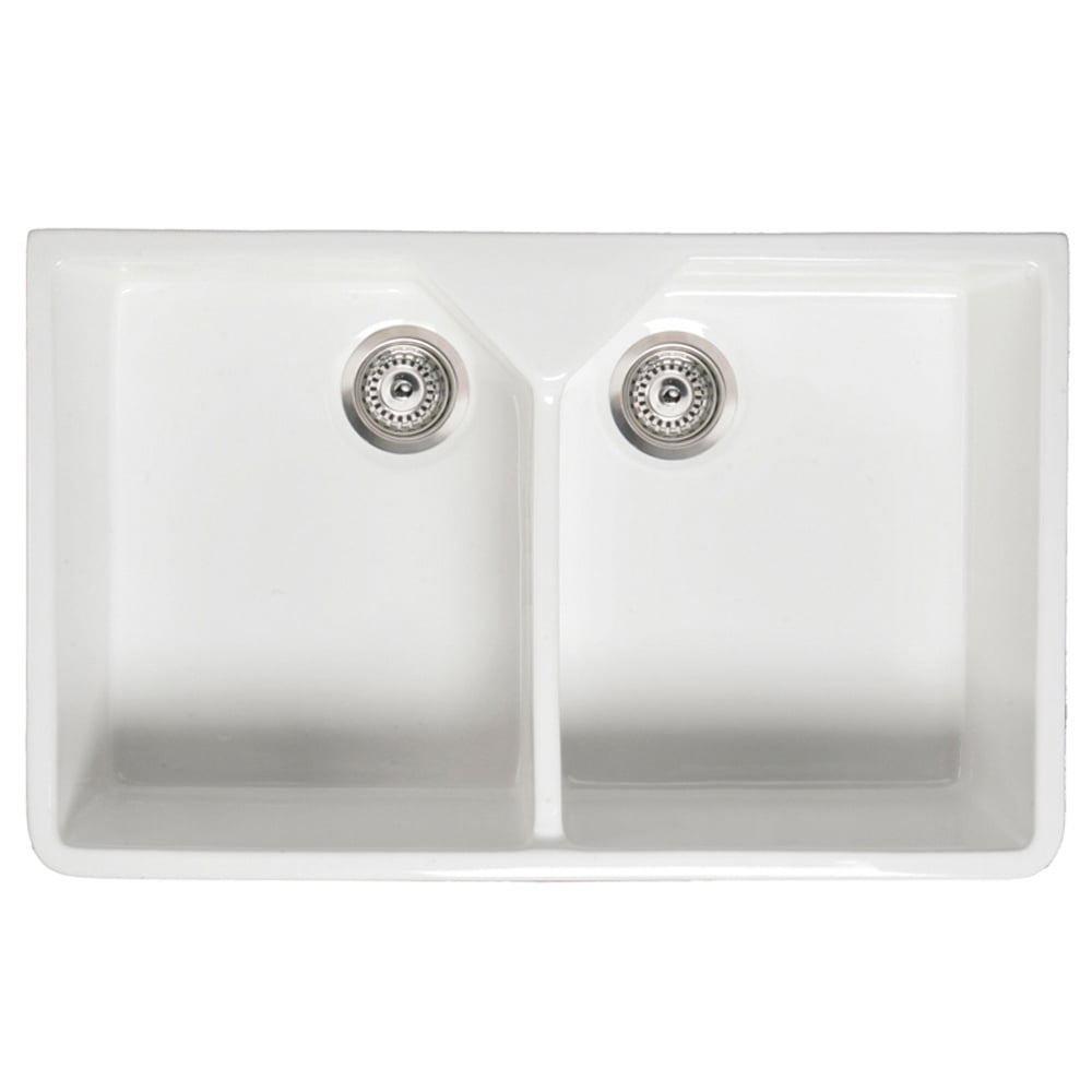 Astini Belfast 800 2.0 B Ceramic Kitchen Sink, Waste & Colonial 7018/CP/WL Tap