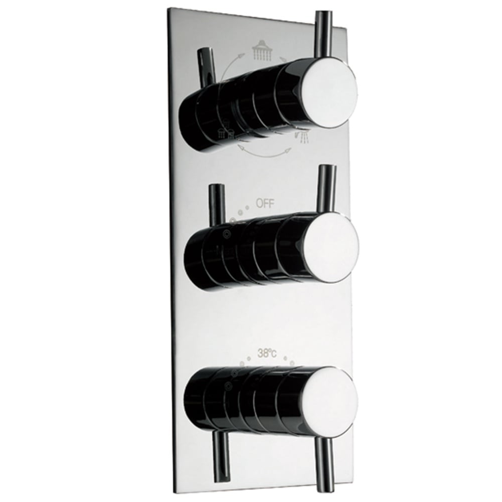 Astini Esprit Thermostatic Concealed 3 Way Shower Mixer Valve