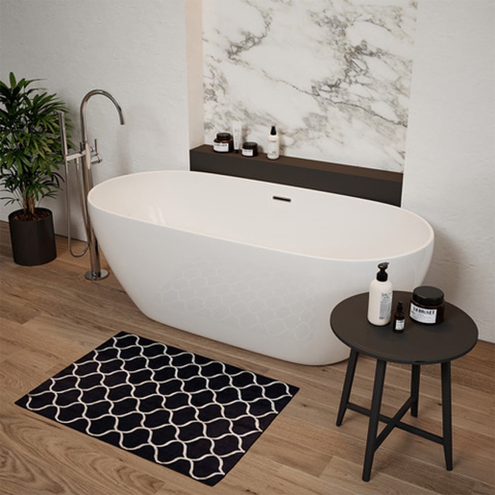 Astini Sphera Double Ended Freestanding 1685x805mm Bath Tub & Waste