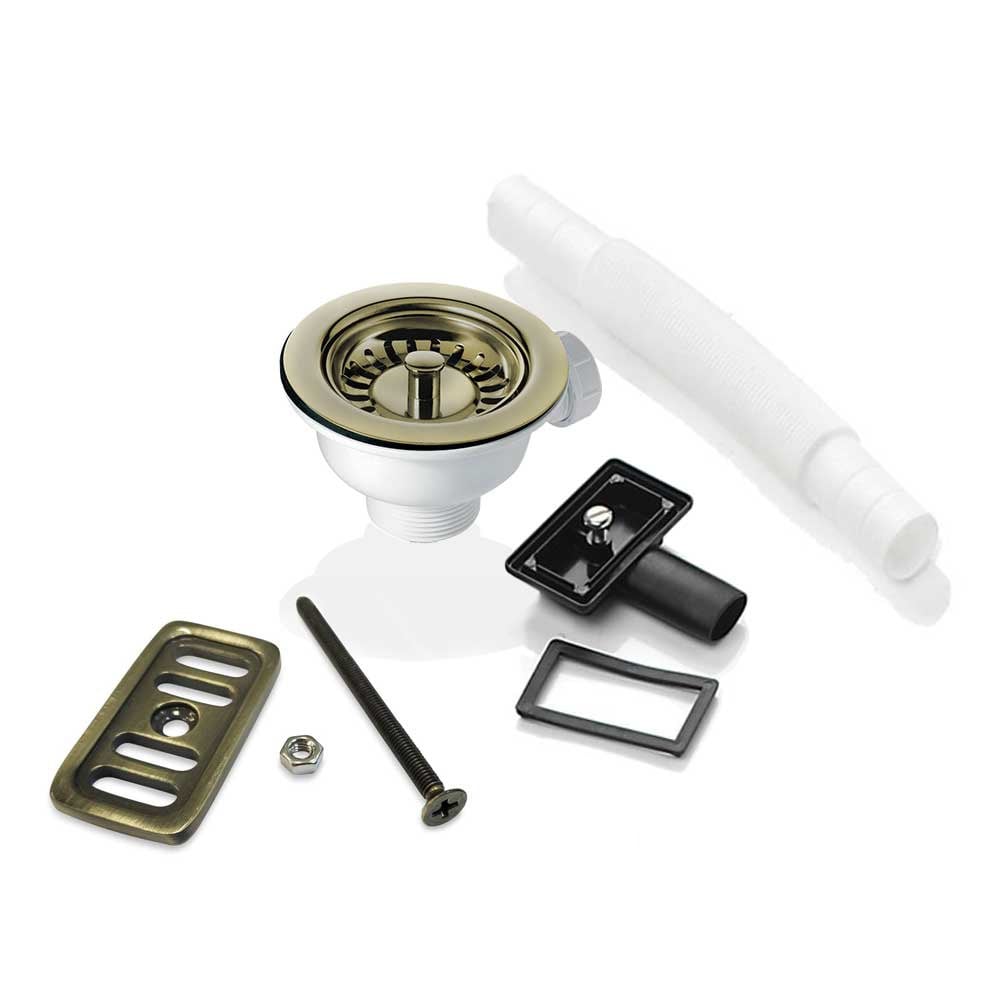 90mm Waste and Overflow for Astini, RAK, Rangemaster Ceramic Sink