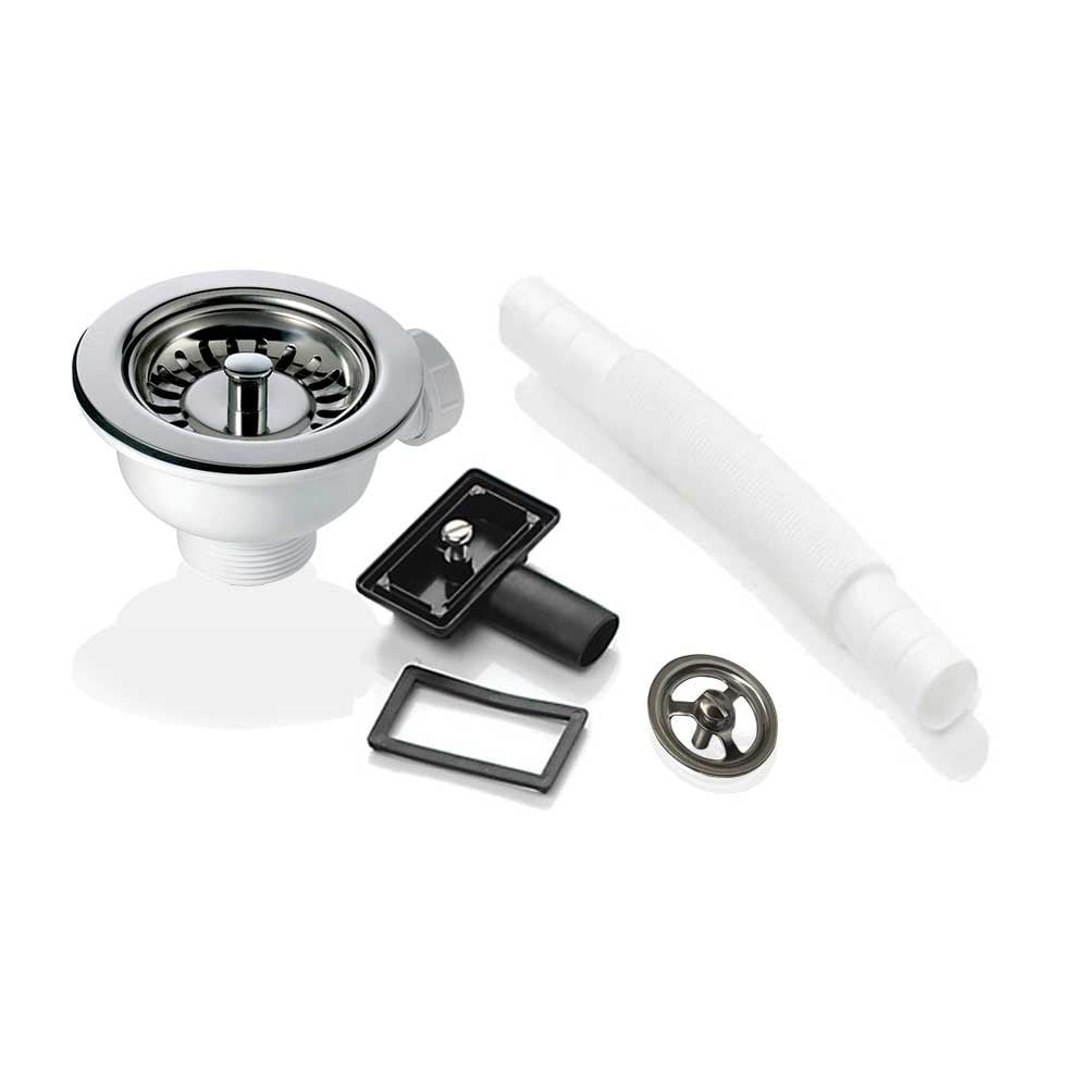 90mm Waste & Overflow Strainer for Astini RAK Rangemaster Ceramic Sink