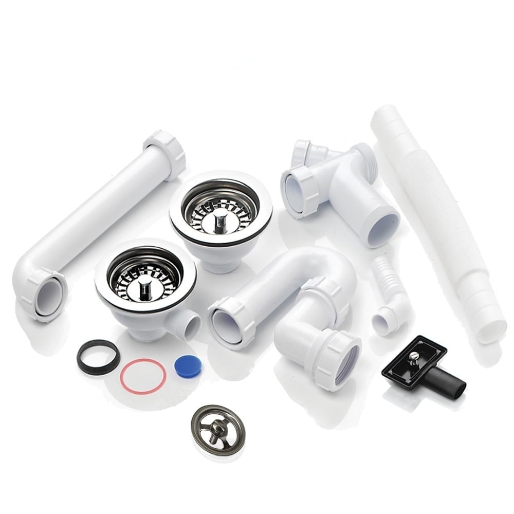 Astini RAK Rangemaster 1.5 Bowl Waste, Overflow & Plumbing Kit for Kitchen Sinks