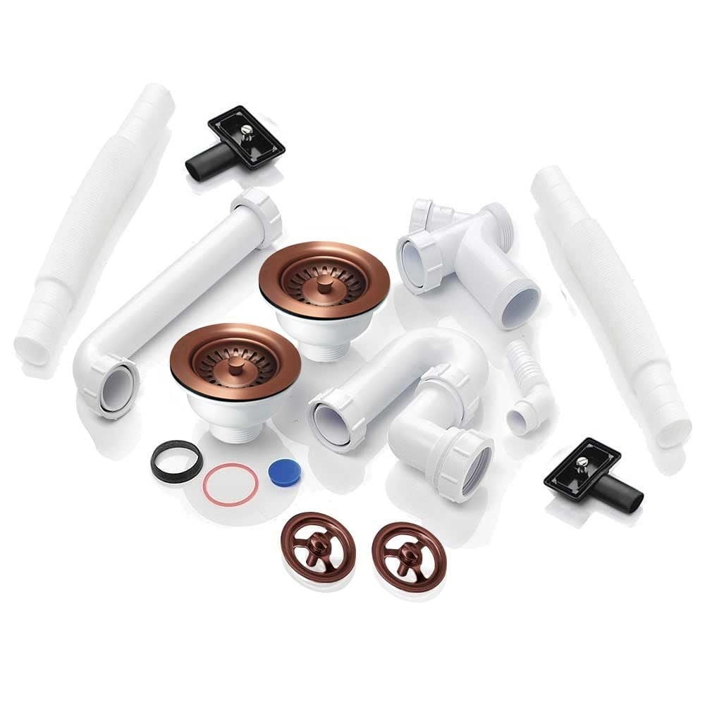 Astini RAK Rangemaster 2.0 Bowl Waste with 2x Overflow and Plumbing Kit