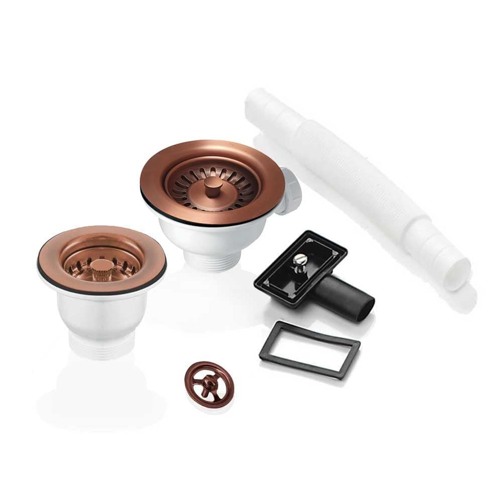 90 & 65mm Basket Strainer Waste for Astini, RAK, Rangemaster Ceramic Sink