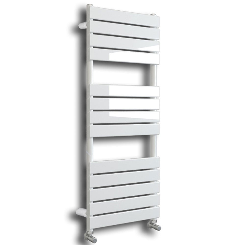 Astini Queenstown 1200x600mm White 700W Designer Heated Towel Rail TIS2086