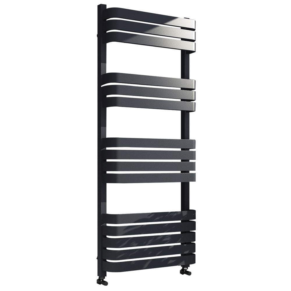 Astini Auckland 1200x500mm Anthracite 600W Ladder Heated Towel Rail TIS2130