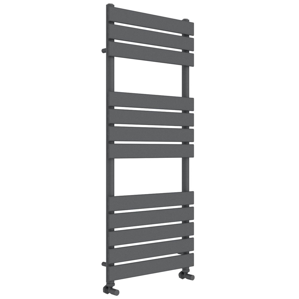 Astini Queenstown 1200x450mm Gun Metal 600W Designer Heated Towel Rail TIS2146