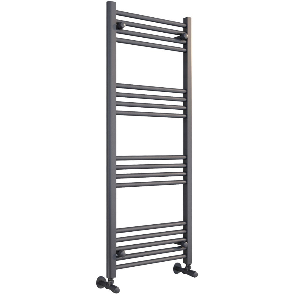 Astini Napier 1200x500mm Anthracite Straight Ladder Heated Towel Rail
