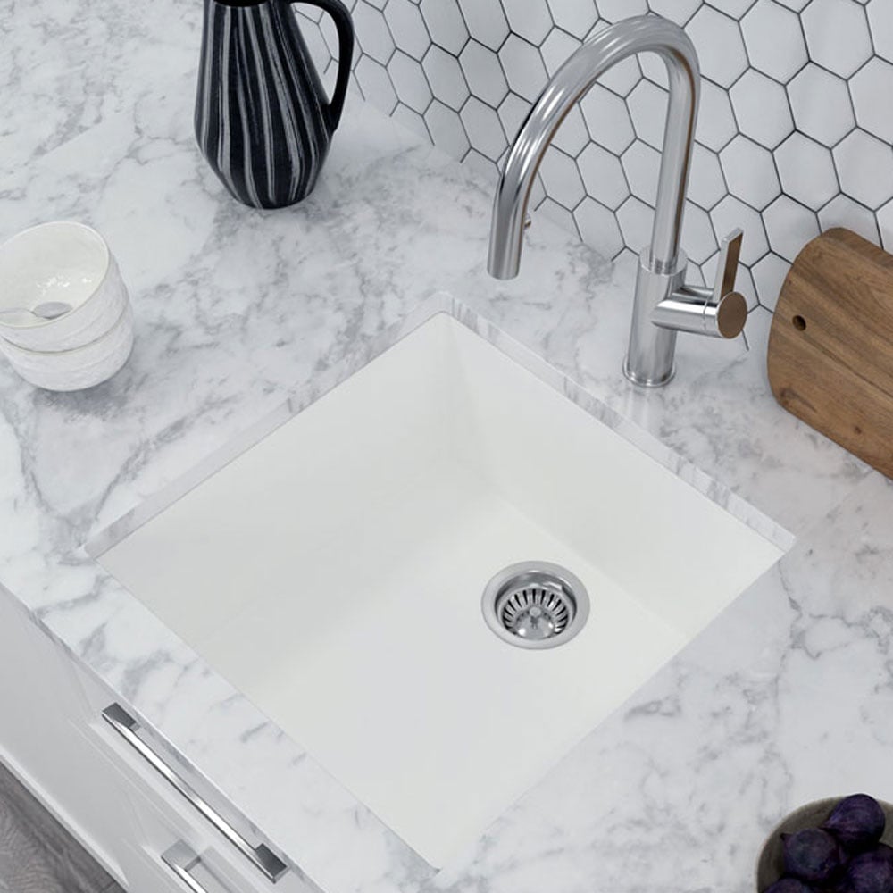 Astini Scuti 1.0 Medium Bowl SMC Synthetic Inset/Undermount Kitchen Sink