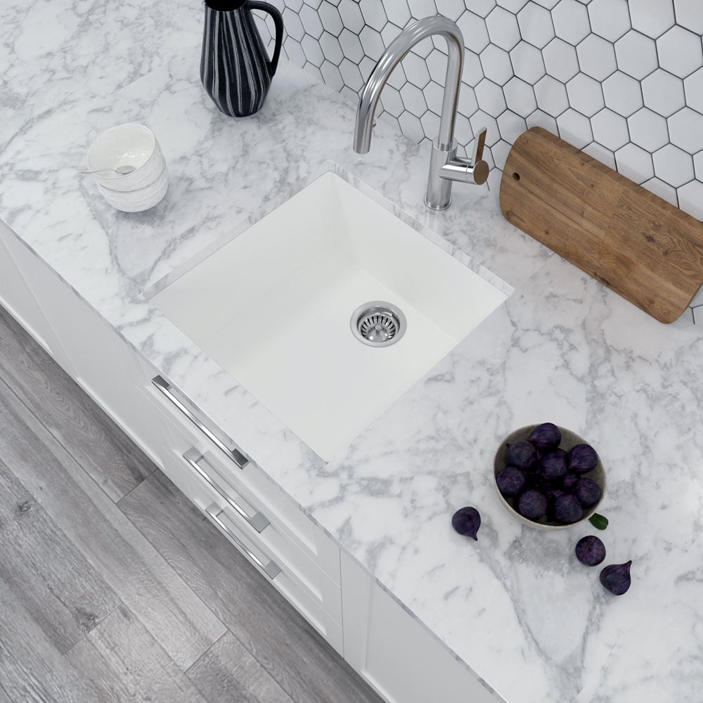 Astini Scuti 1.0 Medium Bowl SMC Synthetic Inset/Undermount Kitchen Sink