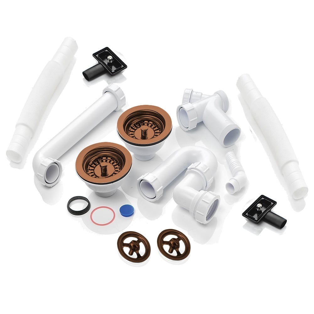 Astini RAK Rangemaster 2.0 Bowl Waste with 2x Overflow and Plumbing Kit