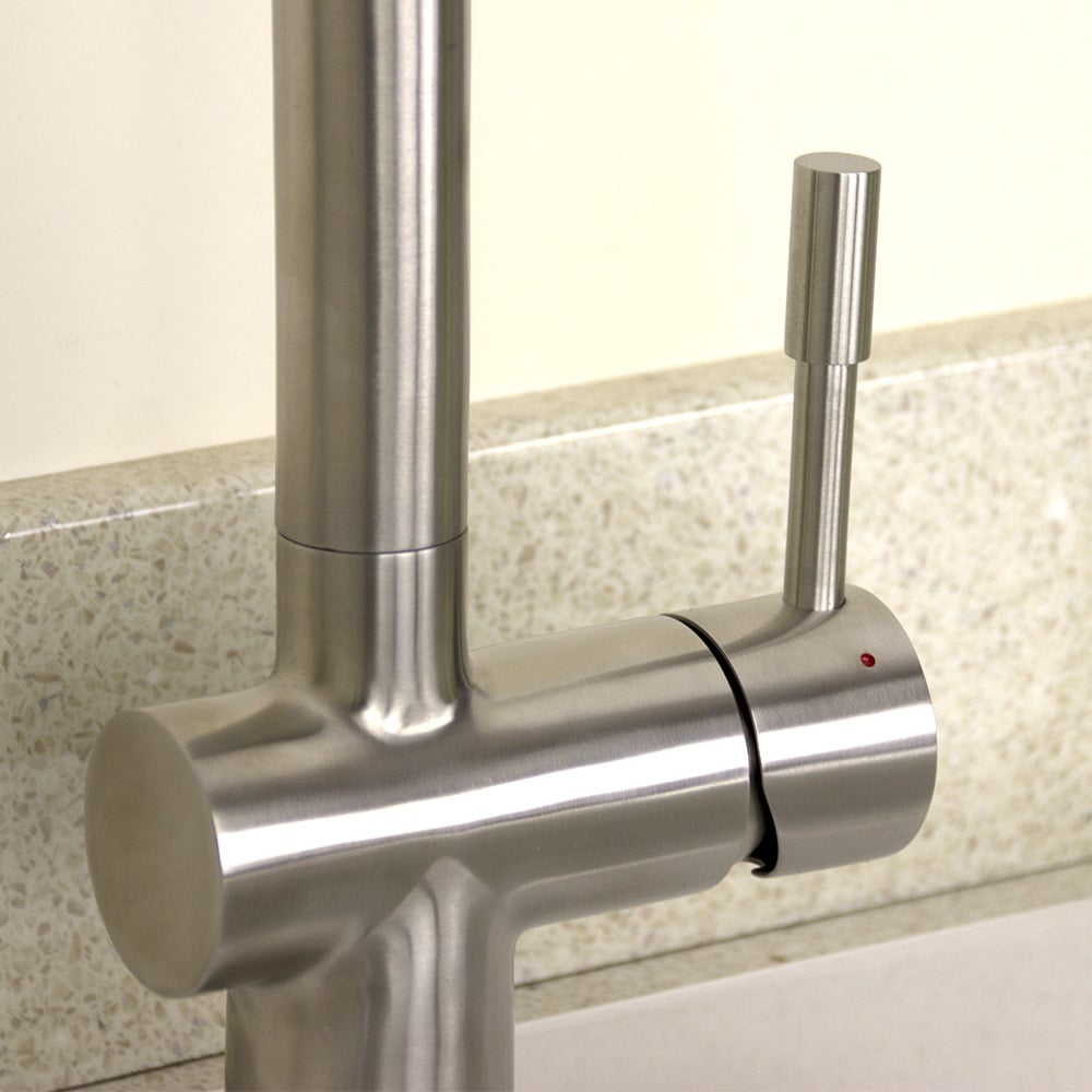 Astini Abele Brushed Stainless Steel Pullout Rinser Kitchen Sink Mixer Tap HK67