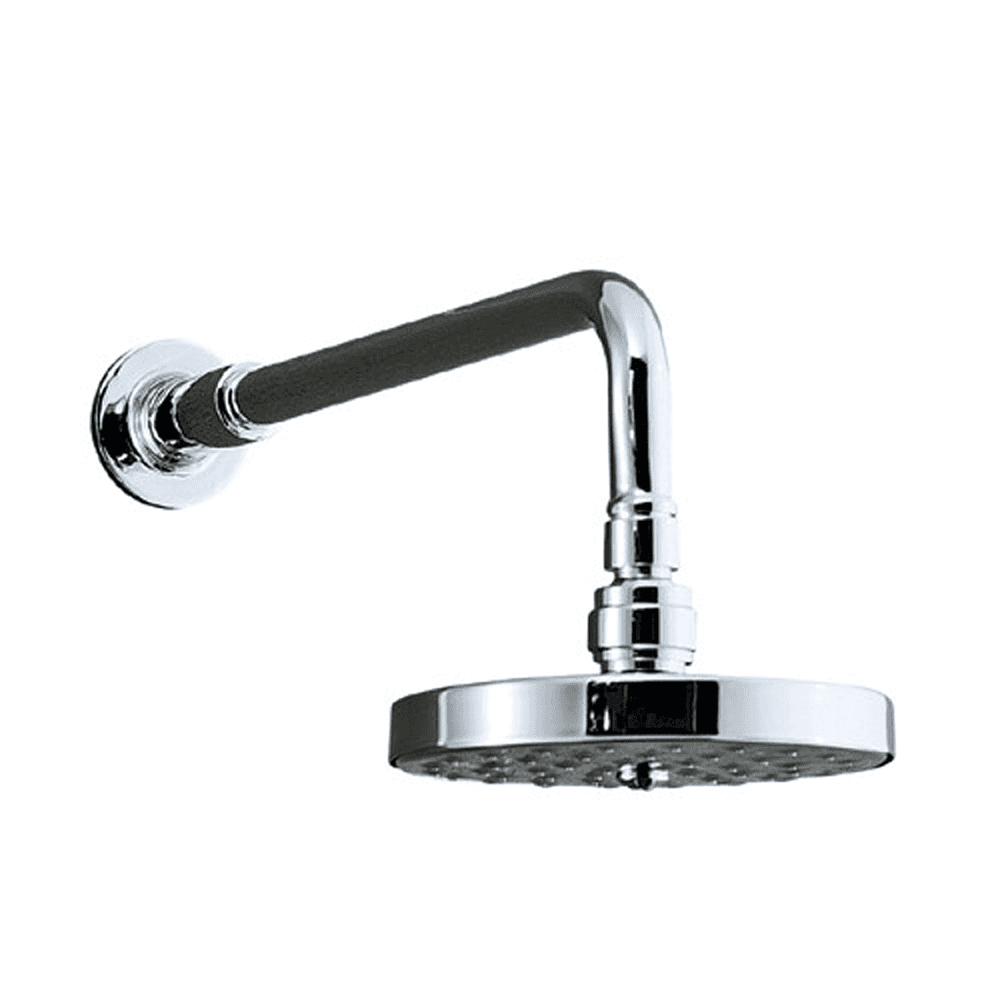 Astini Lever Chrome Fixed 6" Rain Head & Shower Arm Asfl250