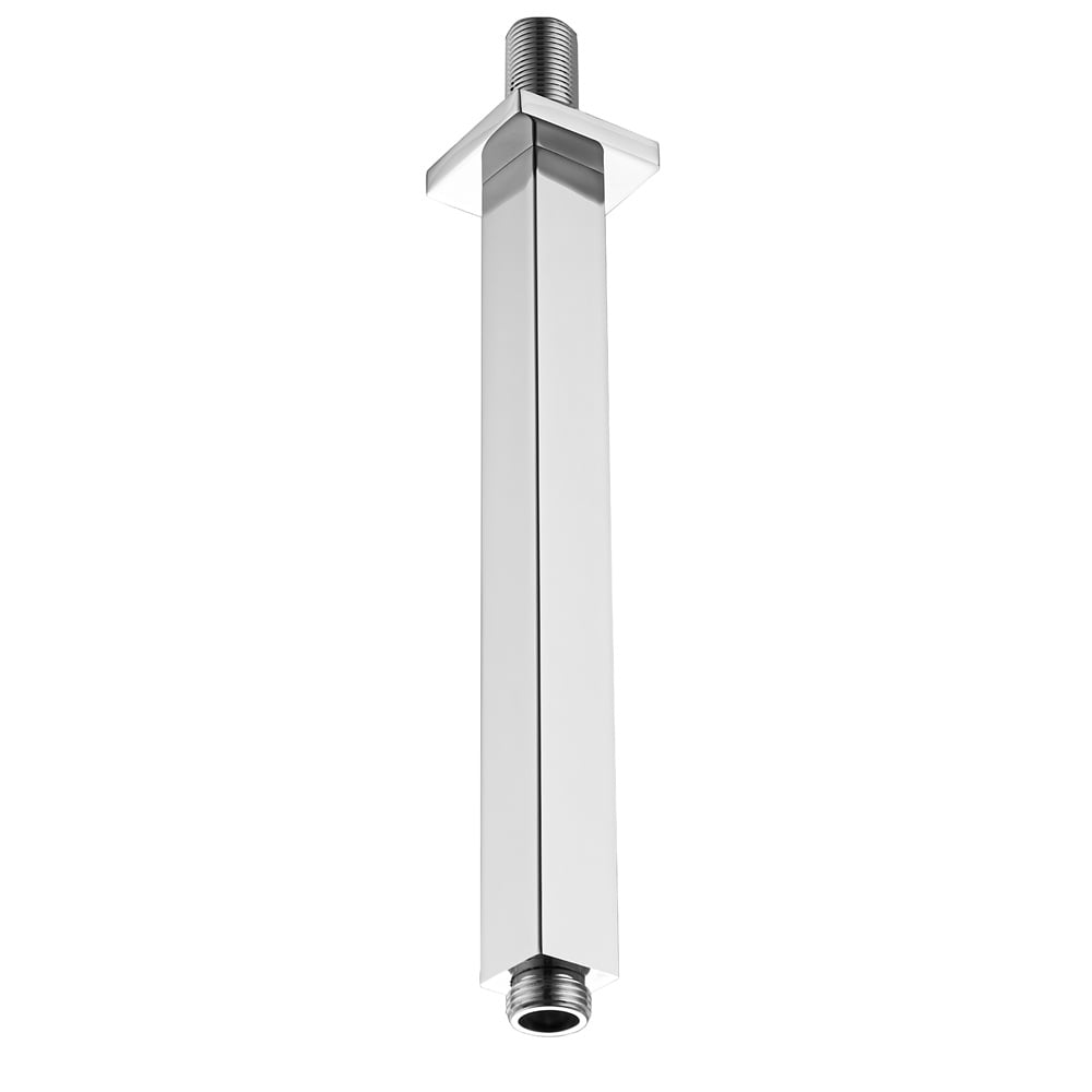 Astini Chrome Square Ceiling Mounted Arm 250mm