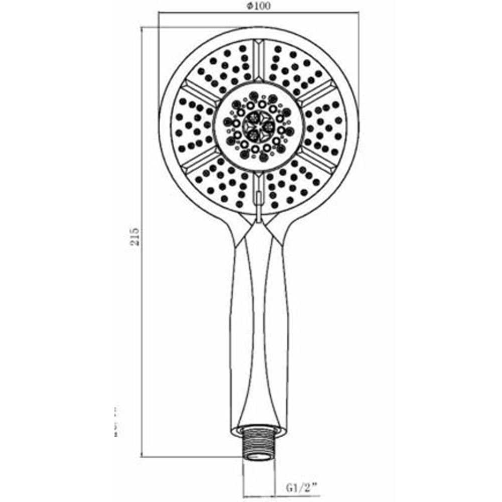 Astini Chrome Round 3 Function Handset