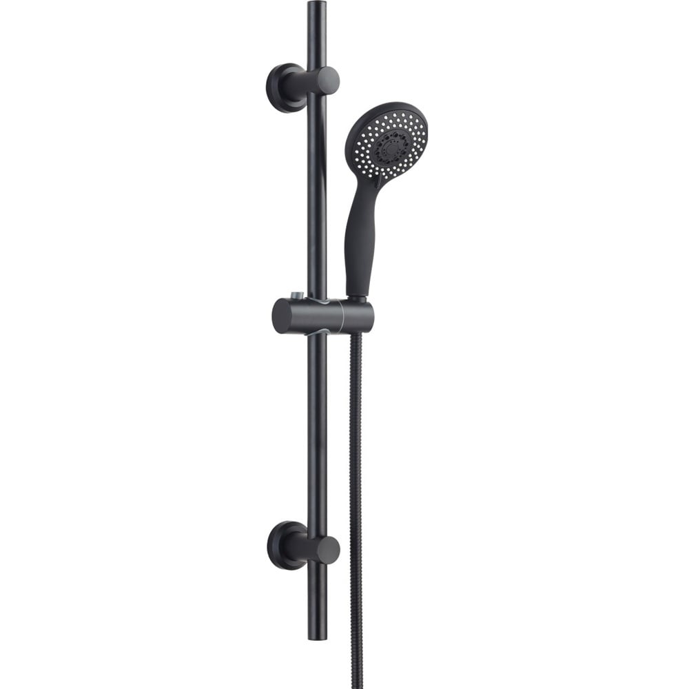 Astini Orca Black Retro Fit Adjustable Riser Shower Slide Rail Kit