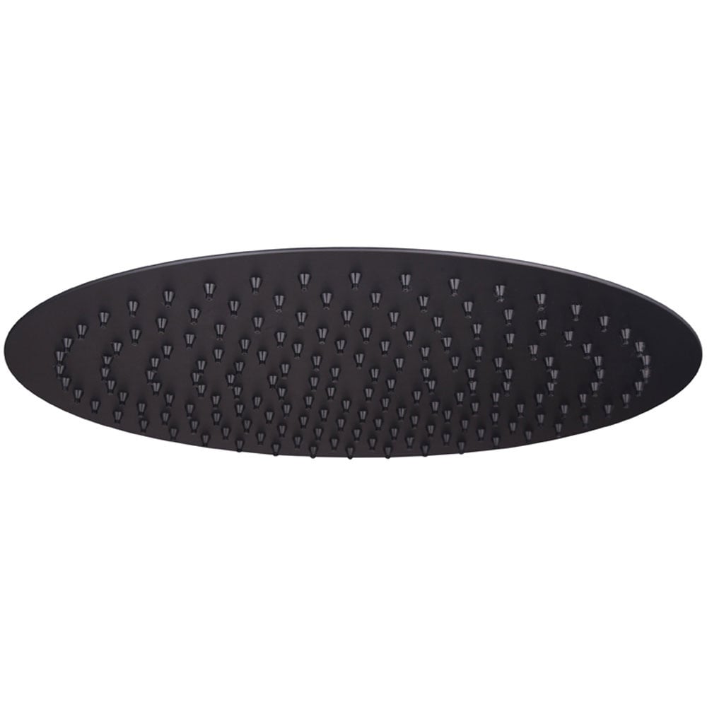 Astini Orca Black Round Shower Head 250mm