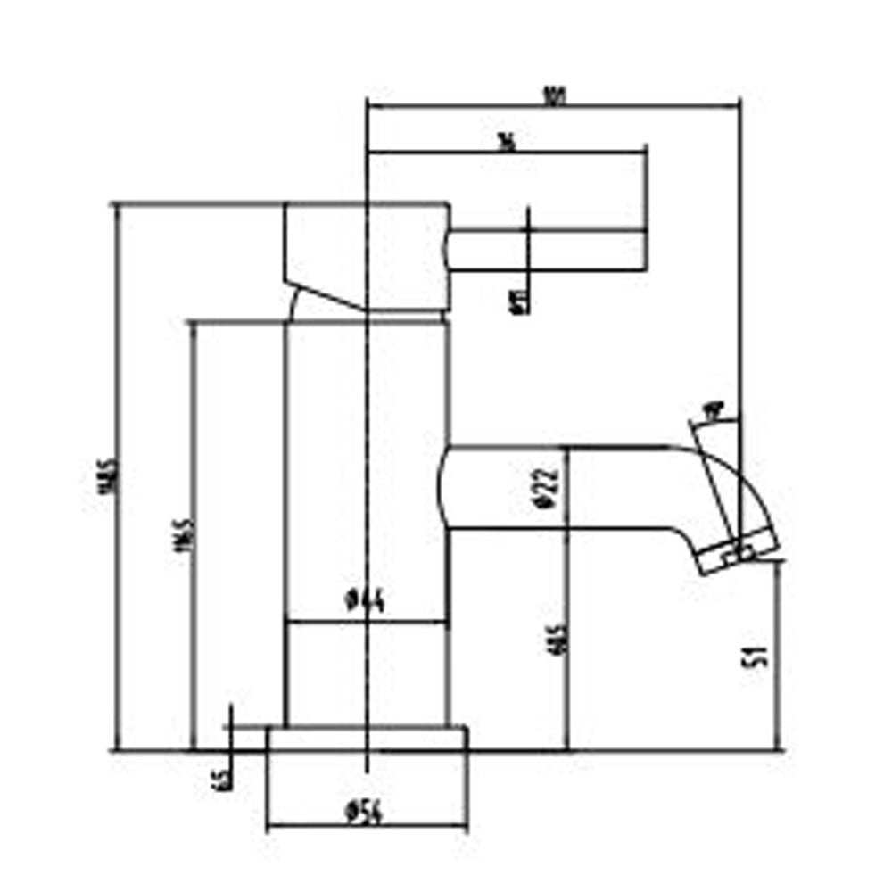 Astini Chepstow Brushed Brass Mono Mixer Tap & Slotted Waste TIS5115