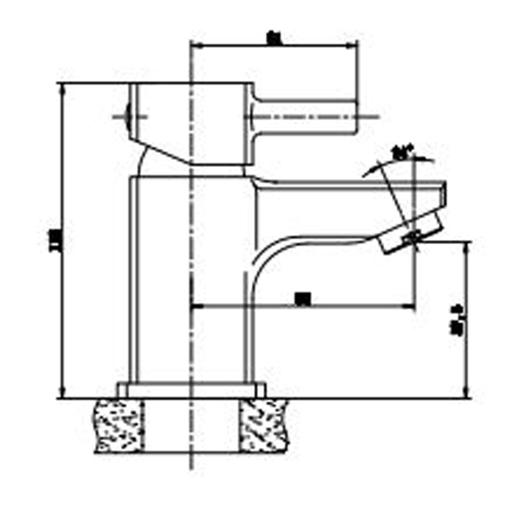 Astini Newport Chrome Bathroom Basin Mixer Tap & Slotted Waste
