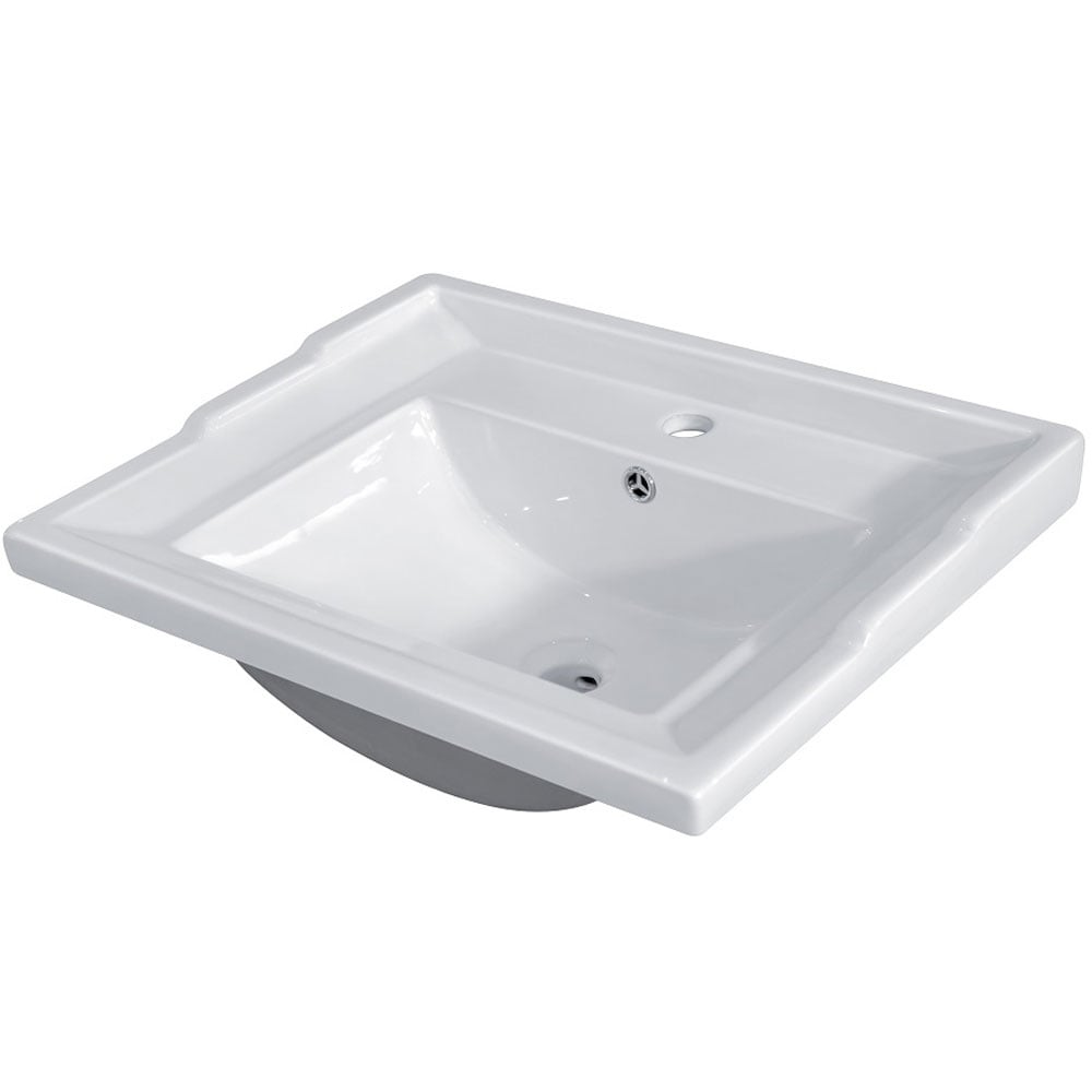 Astini Turin Classic White Ceramic 600mm Basin